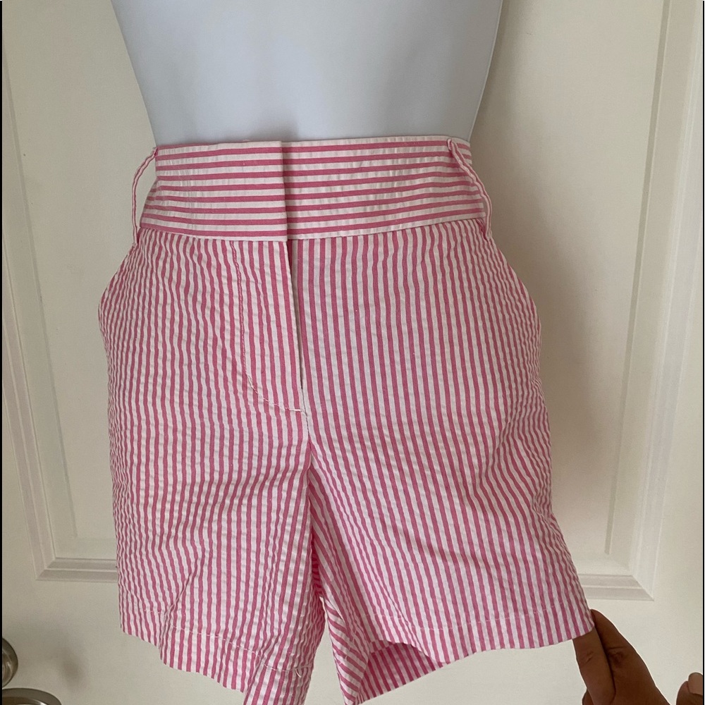 J. Crew factory NWT pinstripes city fit short size 6